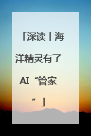 深读丨海洋精灵有了AI“管家”