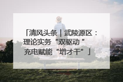 清风头条｜武陵源区：理论实务“双驱动 ” 充电赋能“增才干”