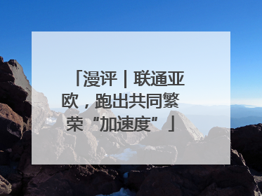 漫评｜联通亚欧，跑出共同繁荣“加速度”
