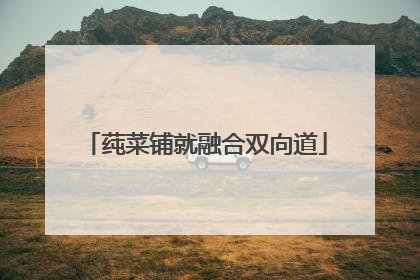 莼菜铺就融合双向道