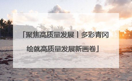 聚焦高质量发展丨多彩青冈 绘就高质量发展新画卷