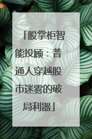 股掌柜智能投顾：普通人穿越股市迷雾的破局利器