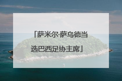 萨米尔·萨乌德当选巴西足协主席