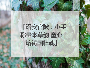 诏安官陂：小手称量本草韵 童心熔铸国粹魂