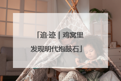 追·迹｜鸡窝里发现明代抱鼓石
