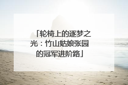 轮椅上的逐梦之光：竹山姑娘张园的冠军进阶路