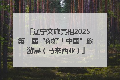 辽宁文旅亮相2025第二届“你好！中国”旅游展（马来西亚）