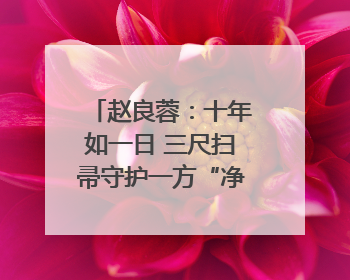 赵良蓉：十年如一日 三尺扫帚守护一方“净美”｜百年工运·劳模说