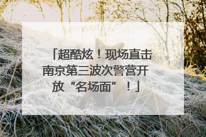 超酷炫！现场直击南京第三波次警营开放“名场面”！