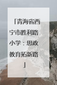 青海省西宁市胜利路小学：思政教育拓新路
