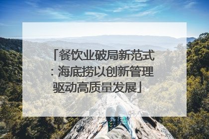 餐饮业破局新范式：海底捞以创新管理驱动高质量发展