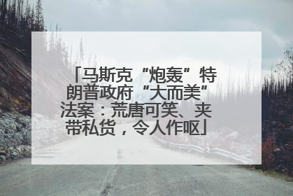马斯克“炮轰”特朗普政府“大而美”法案：荒唐可笑、夹带私货，令人作呕