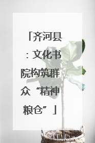 齐河县：文化书院构筑群众“精神粮仓”