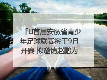 ﻿首届安徽省青少年足球联赛将于9月开赛 拟邀请赵鹏为先导赛开球