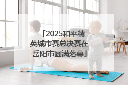 2025和平精英城市赛总决赛在岳阳市圆满落幕