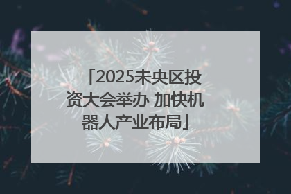 2025未央区投资大会举办 加快机器人产业布局