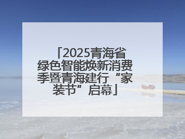 2025青海省绿色智能焕新消费季暨青海建行“家装节”启幕